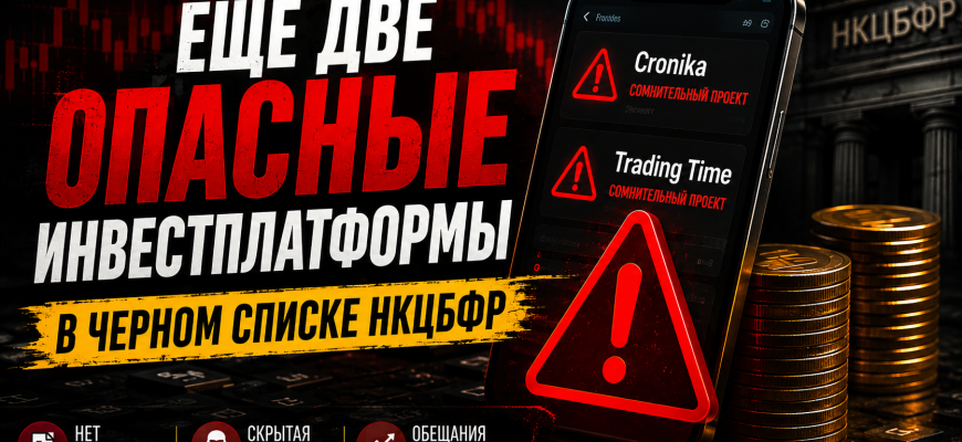 Cronika и Trading Time пополнили список мошеннических проектов