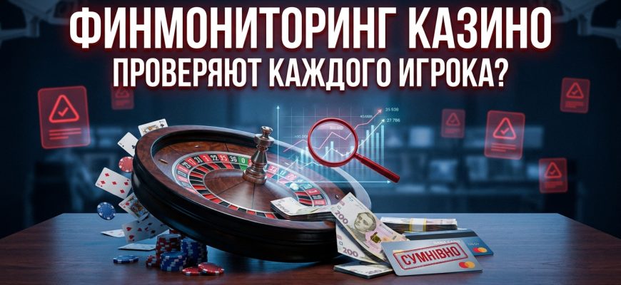 Финмониторинг казино в Украине: шесть признаков подозрительных операций